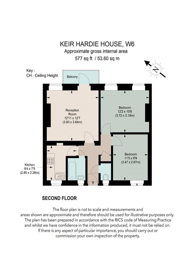 Квартира в Лондоне, Великобритания, 54 м² - фото 8