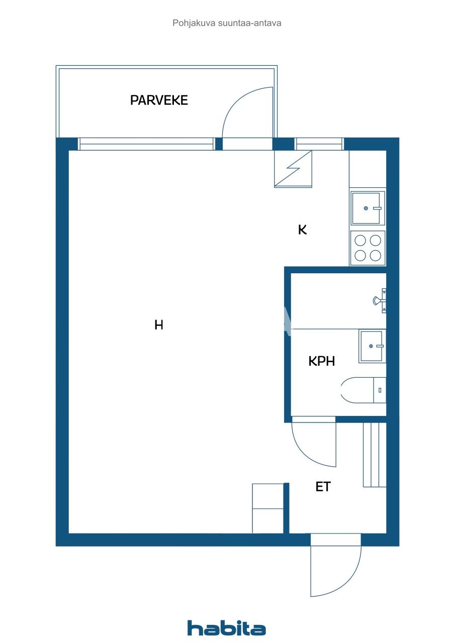 Апартаменты в Вантаа, Финляндия, 27 м² - фото 2