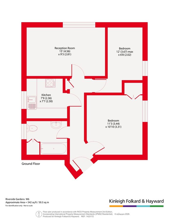 Квартира в Лондоне, Великобритания, 50 м² - фото 9