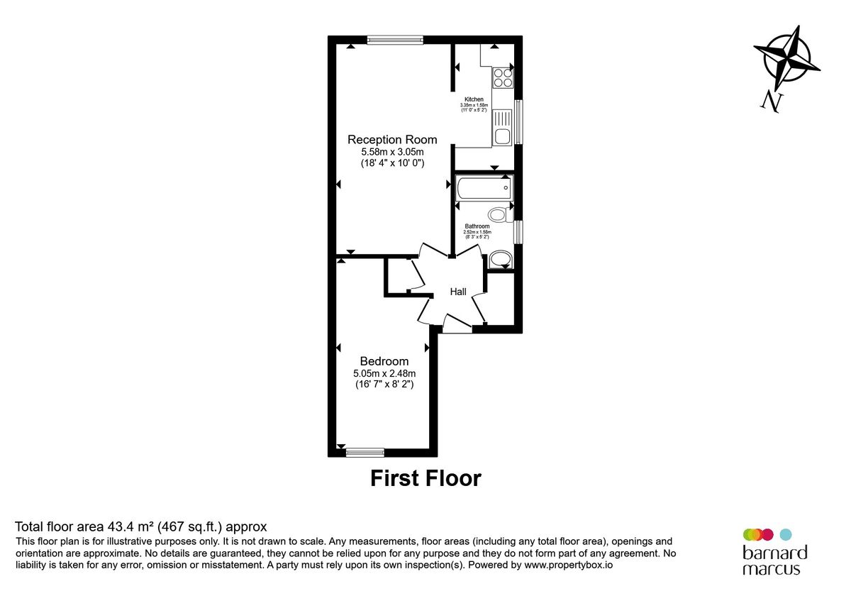 Квартира в Лондоне, Великобритания, 43 м² - фото 9