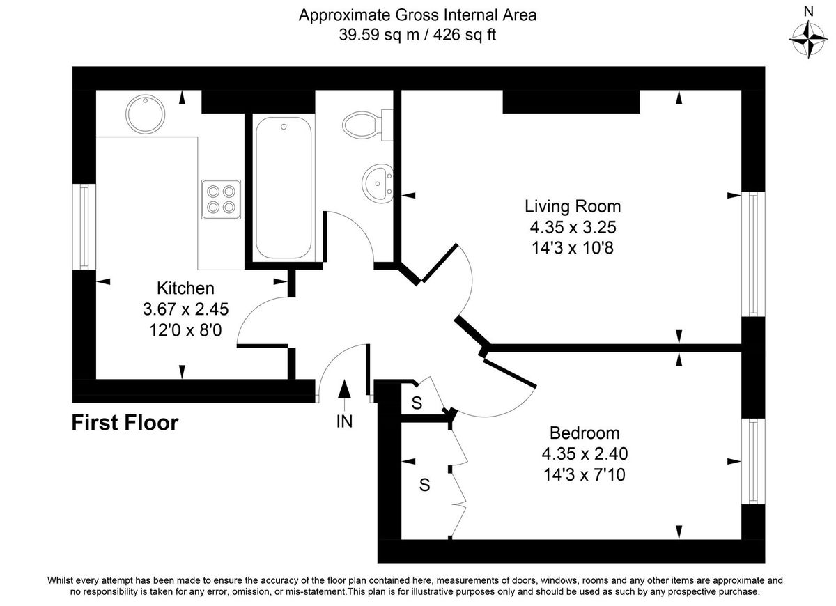 Квартира в Лондоне, Великобритания, 40 м² - фото 10