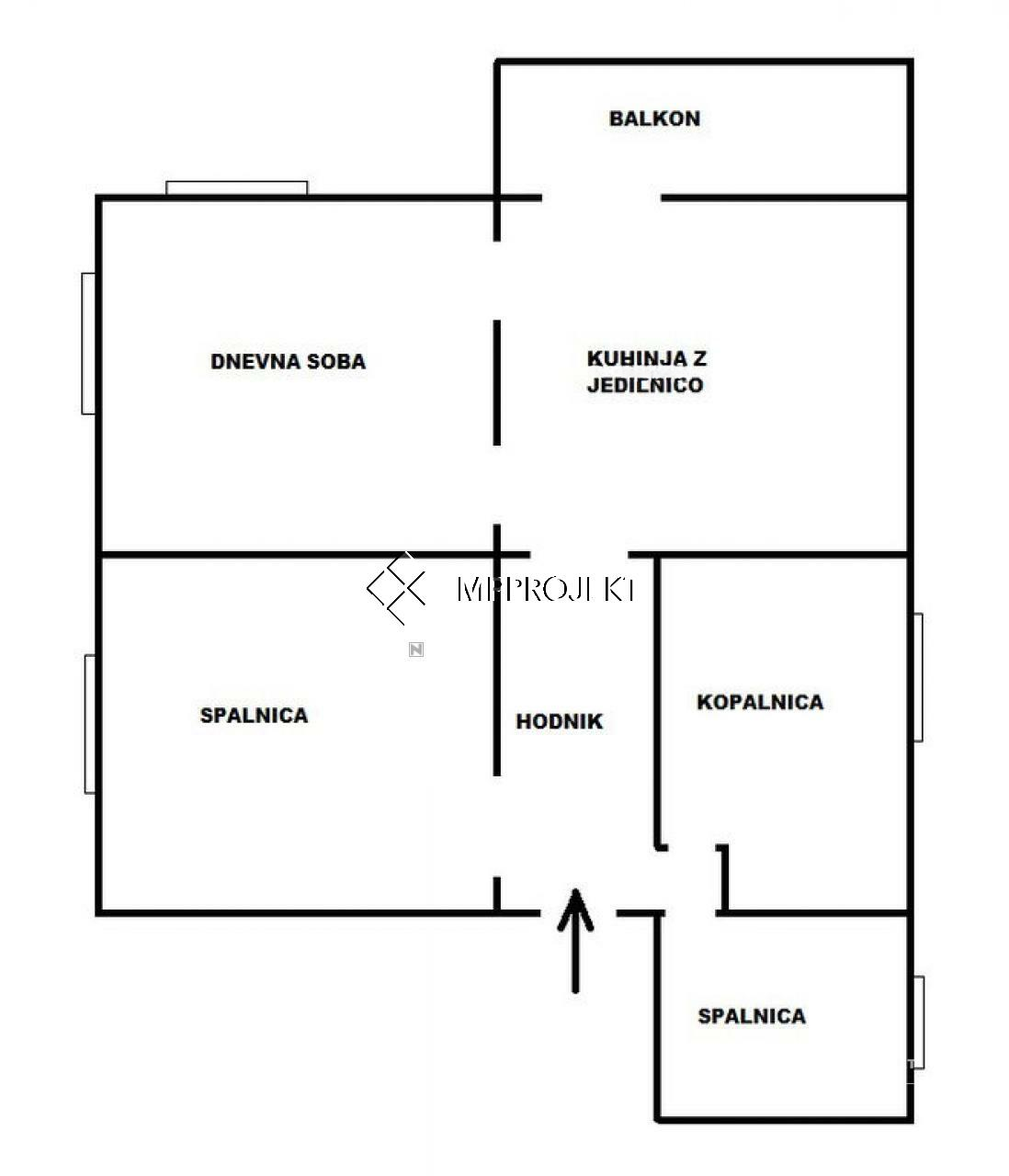 Квартира в Любляне, Словения, 64 м² - фото 10