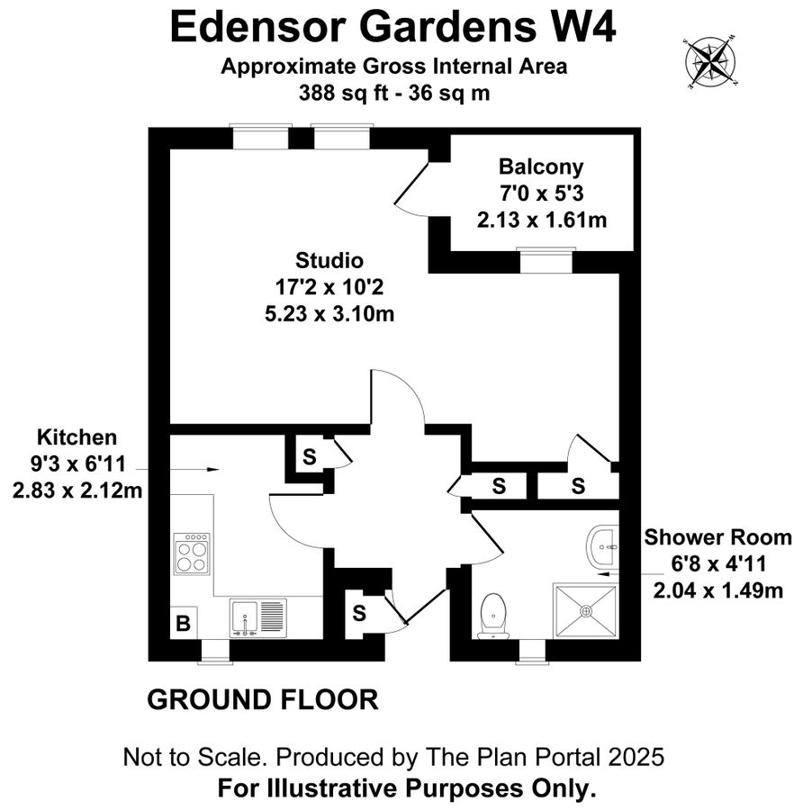 Квартира в Лондоне, Великобритания, 36 м² - фото 10