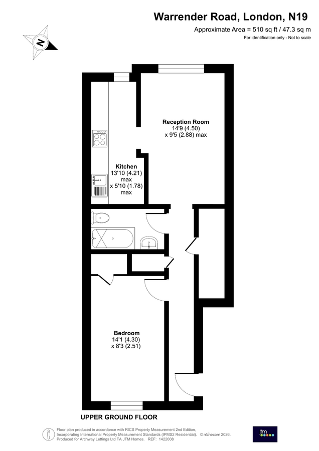 Квартира в Лондоне, Великобритания, 47 м² - фото 11