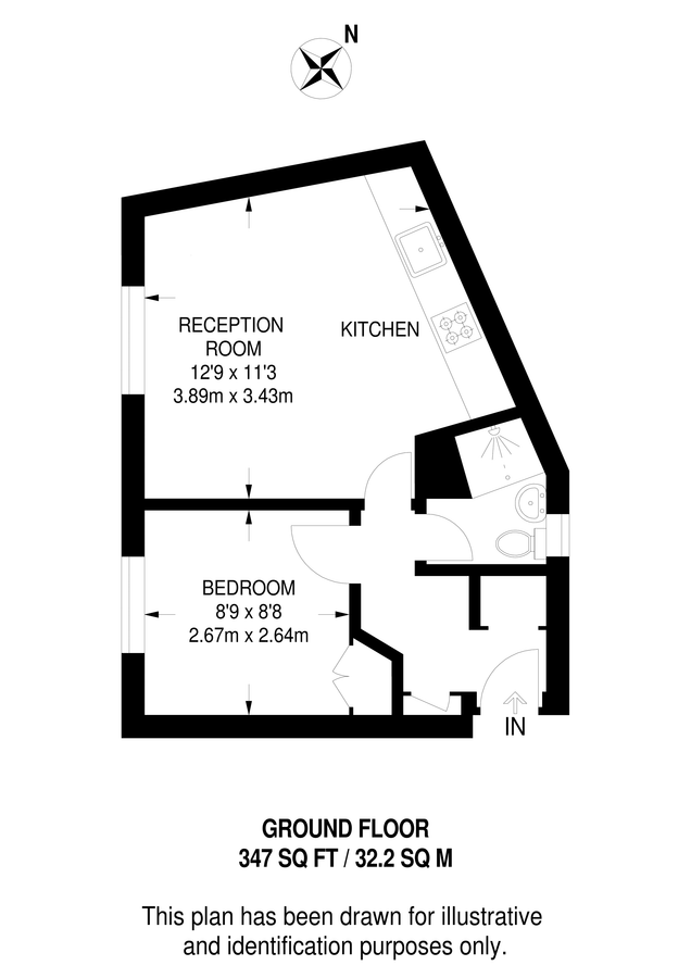 Квартира в Лондоне, Великобритания, 32 м² - фото 11