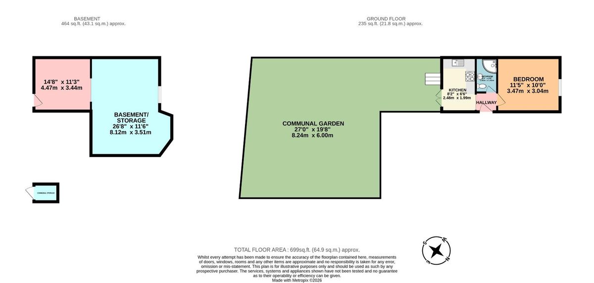 Квартира в Лондоне, Великобритания, 65 м² - фото 11
