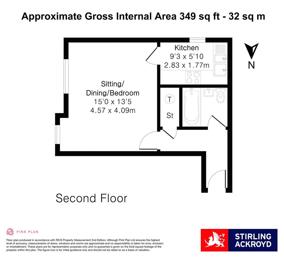 Квартира в Лондоне, Великобритания, 32 м² - фото 11