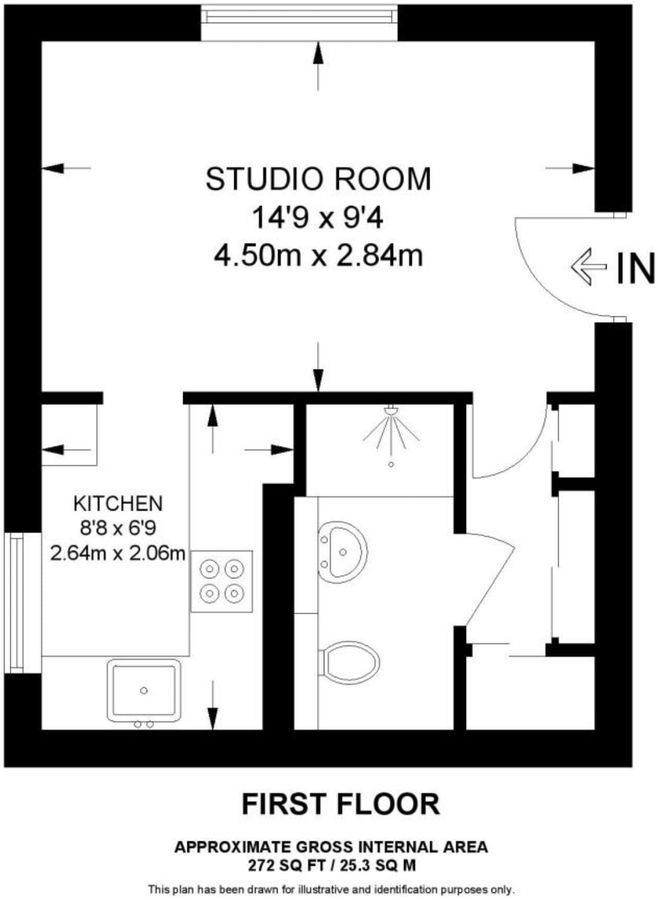 Квартира в Лондоне, Великобритания, 25 м² - фото 11