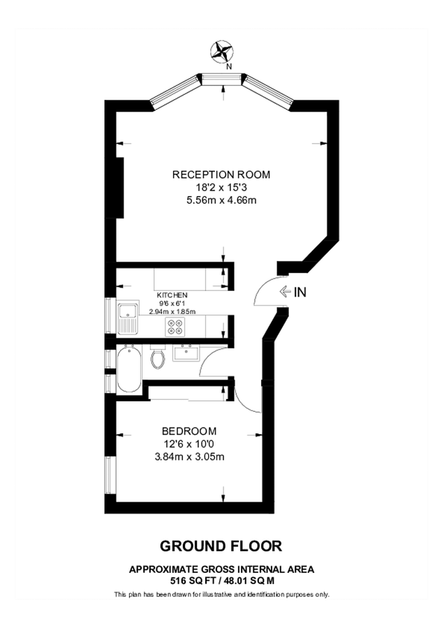 Квартира в Лондоне, Великобритания, 48 м² - фото 12