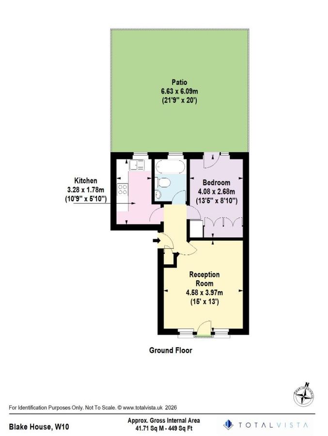Квартира в Лондоне, Великобритания, 42 м² - фото 12