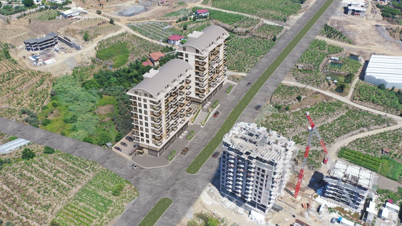 Апартаменты в Алании, Турция, 45 м² - фото 11