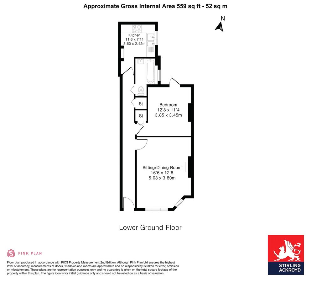 Квартира в Лондоне, Великобритания, 52 м² - фото 12