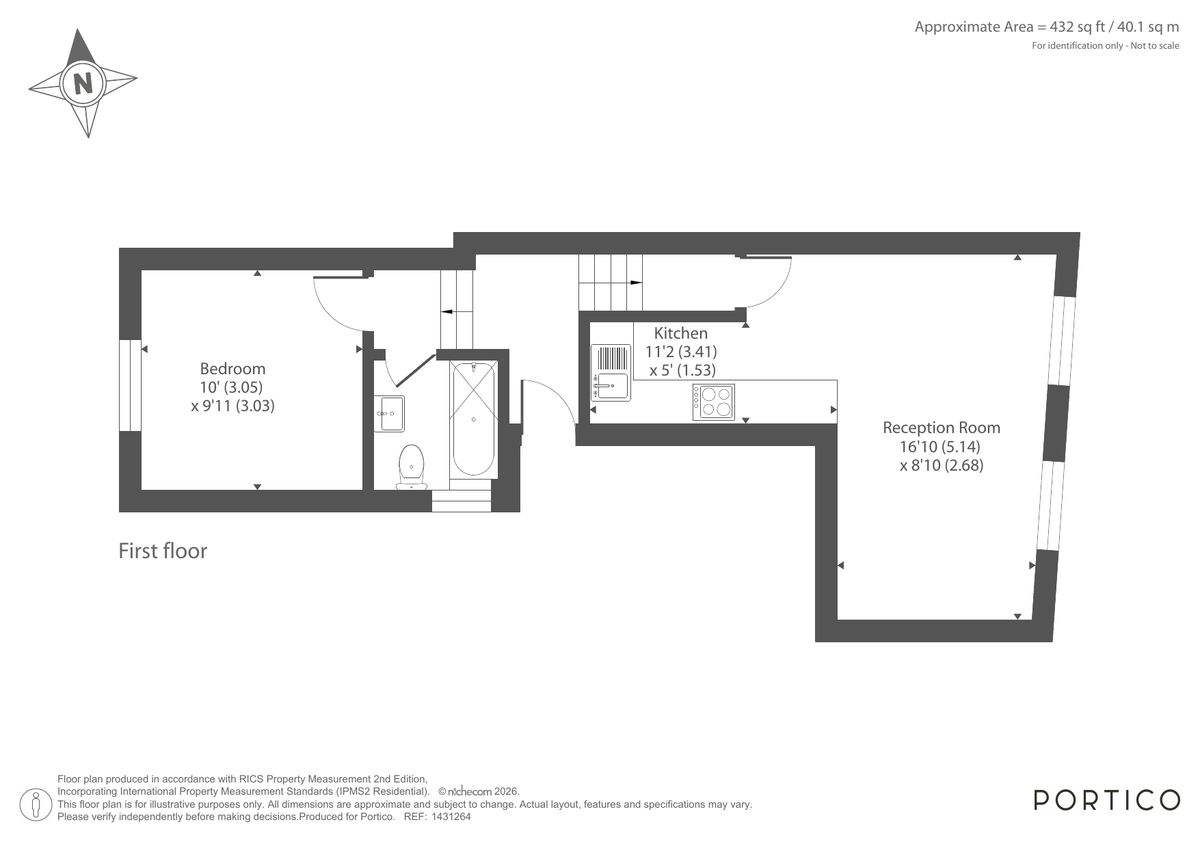 Квартира в Лондоне, Великобритания, 40 м² - фото 12