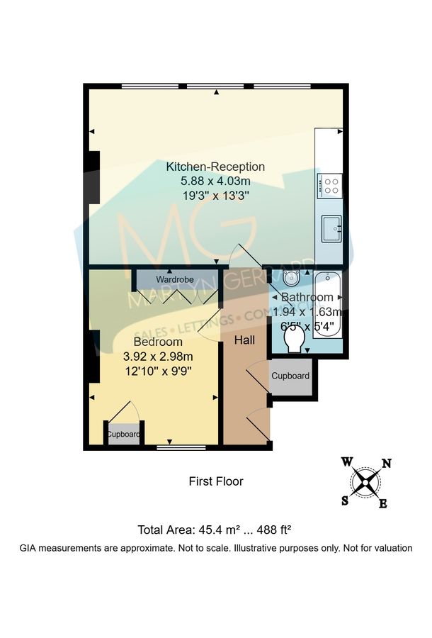 Квартира в Лондоне, Великобритания, 45 м² - фото 12