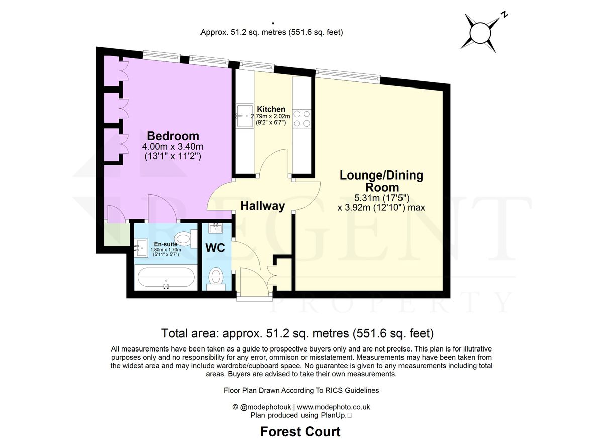 Квартира в Лондоне, Великобритания, 51 м² - фото 13