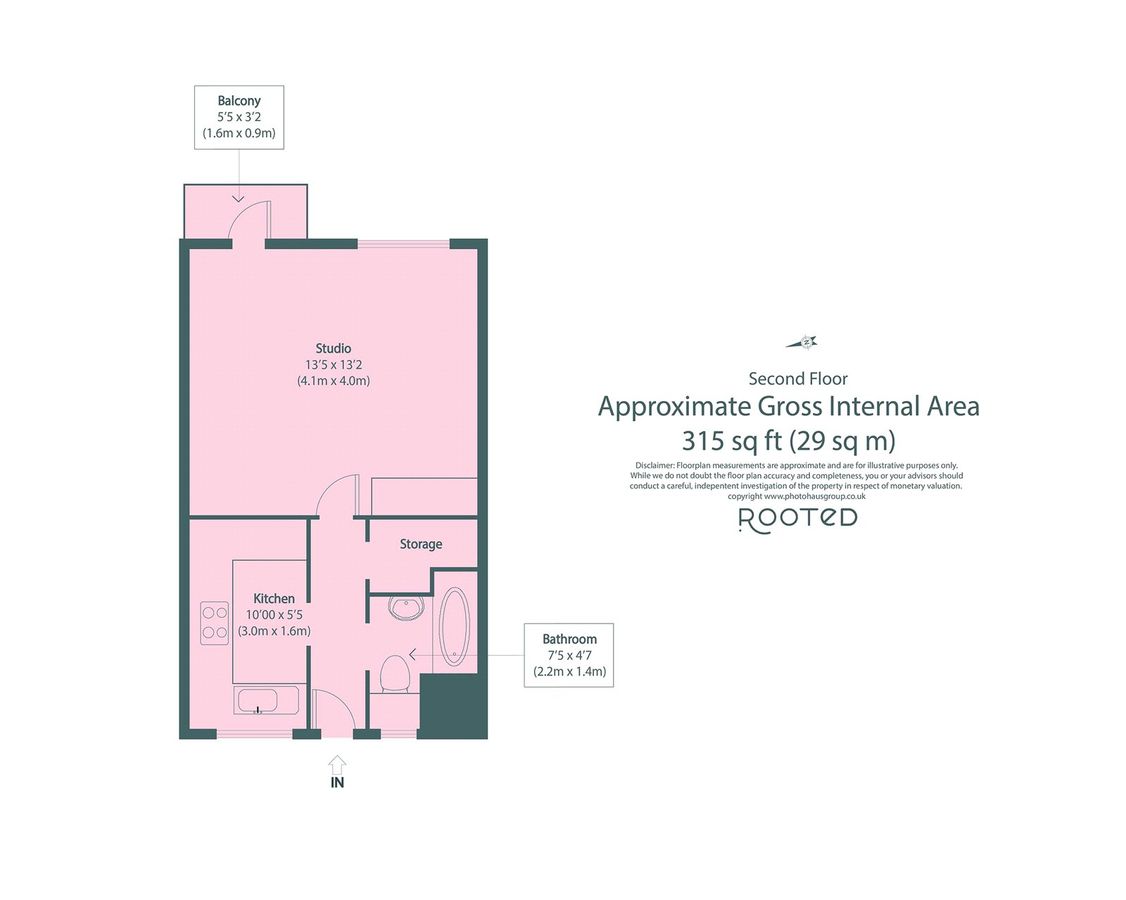 Квартира в Лондоне, Великобритания, 29 м² - фото 13