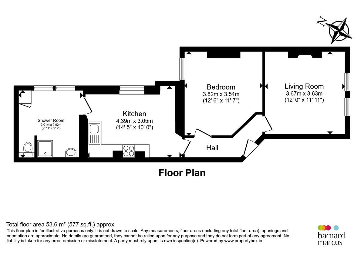 Квартира в Лондоне, Великобритания, 54 м² - фото 13