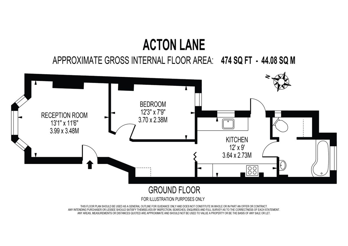 Квартира в Лондоне, Великобритания, 44 м² - фото 13