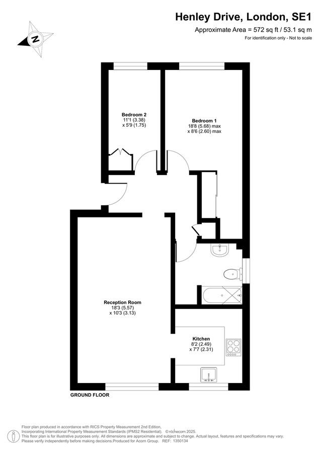 Квартира в Лондоне, Великобритания, 53 м² - фото 16