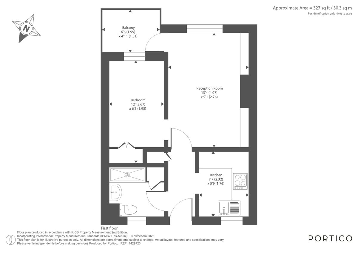 Квартира в Лондоне, Великобритания, 30 м² - фото 16