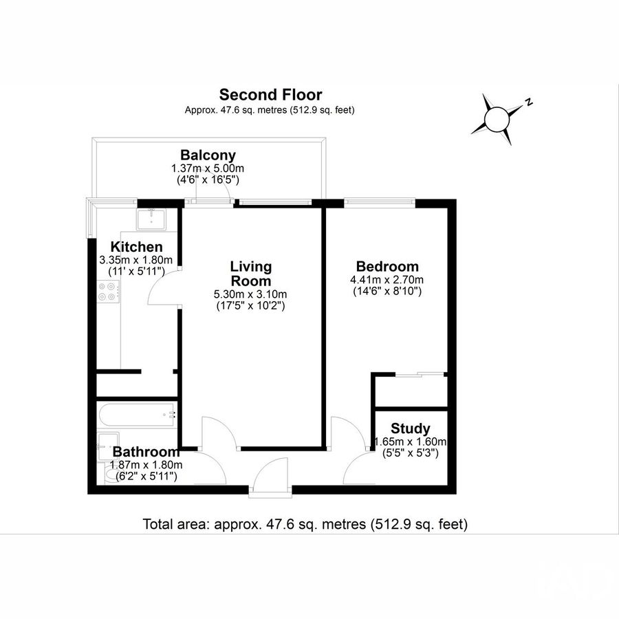 Квартира в Лондоне, Великобритания, 48 м² - фото 17