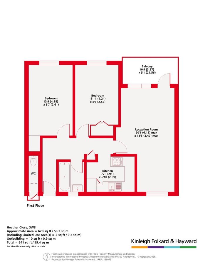 Квартира в Лондоне, Великобритания, 58 м² - фото 18