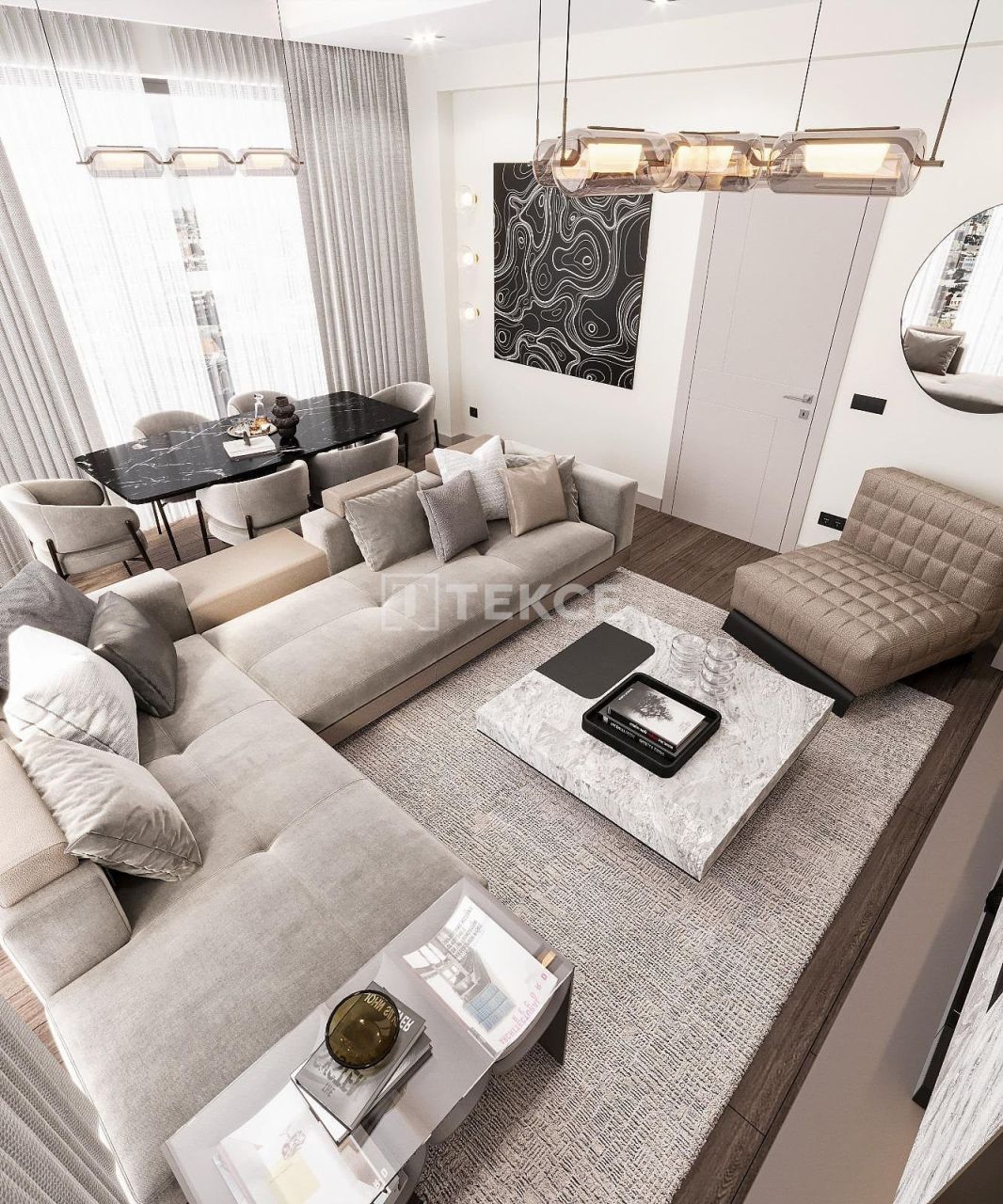 Апартаменты в Анталии, Турция, 55 м² - фото 13