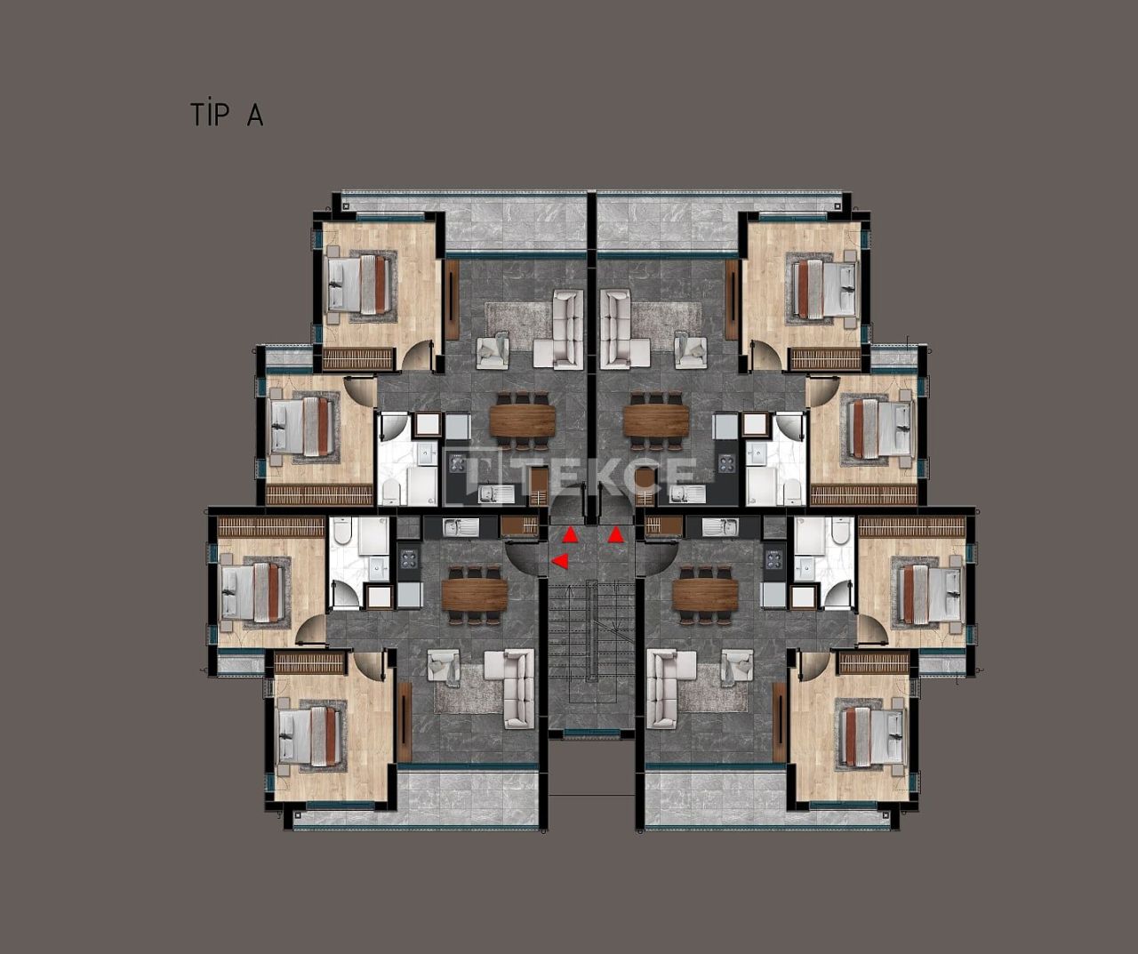 Апартаменты в Кирении, Кипр, 84 м² - фото 18
