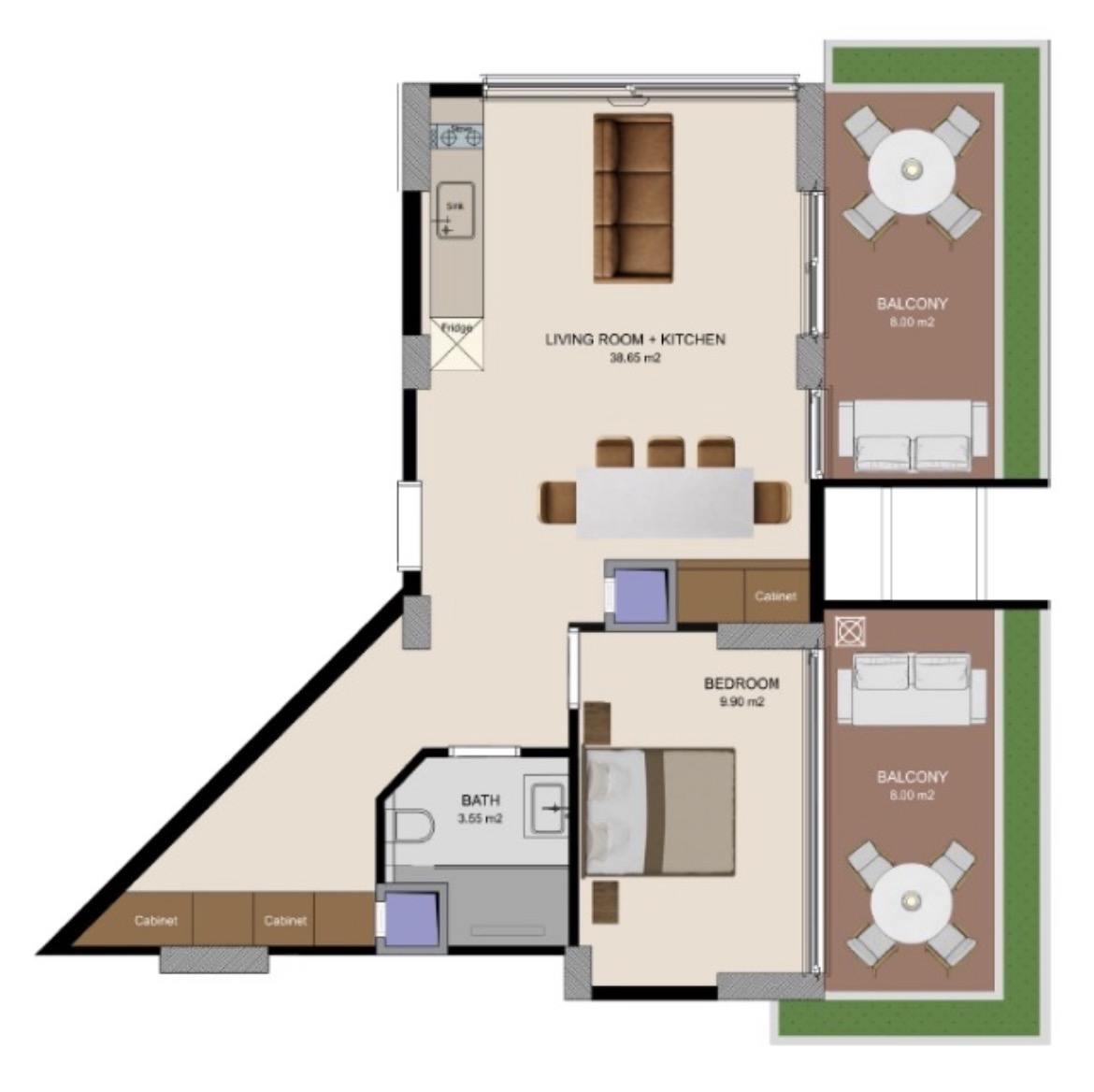 Квартира в Занзибаре, Танзания, 72.5 м² - фото 12