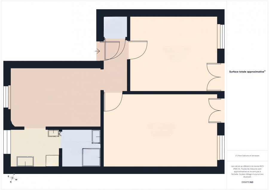 Квартира в Люксембурге, Люксембург, 60 м² - фото 1