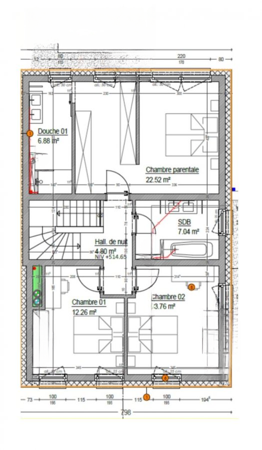 Квартира в Дикирхе, Люксембург, 121 м² - фото 3