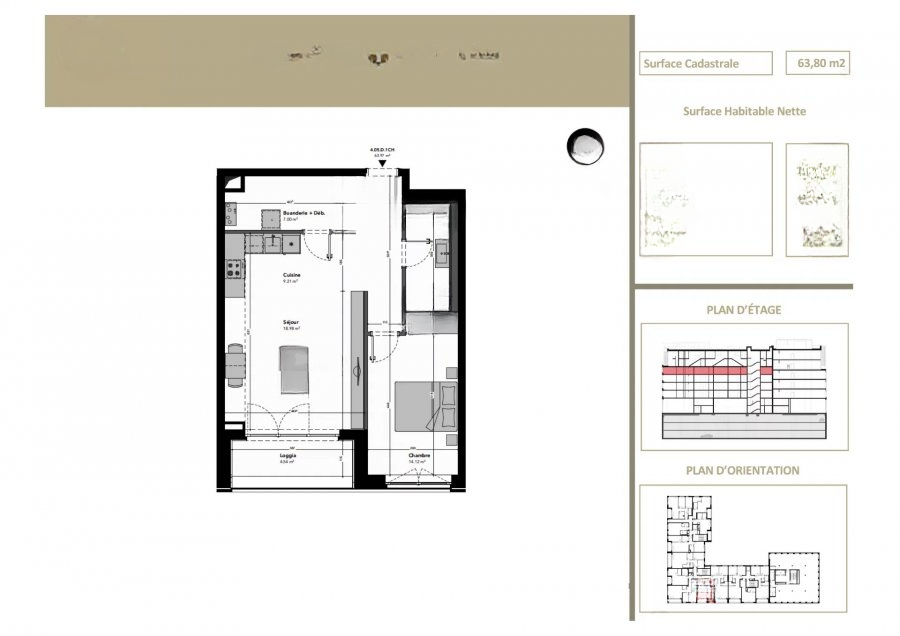 Квартира в Люксембурге, Люксембург, 64 м² - фото 4