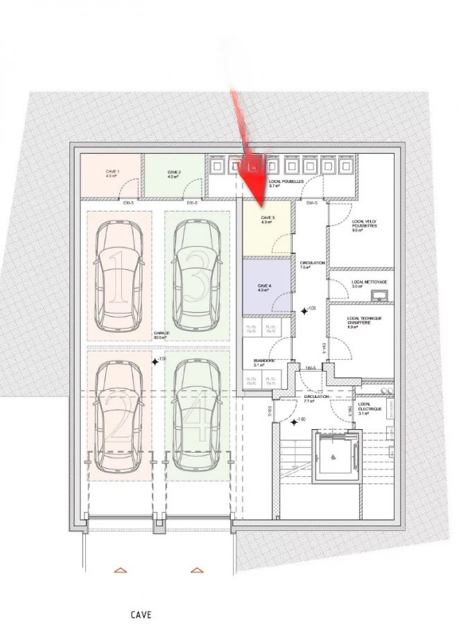 Квартира в Люксембурге, Люксембург, 78 м² - фото 4