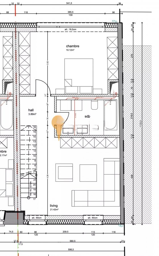 Квартира в Дикирхе, Люксембург, 100 м² - фото 4