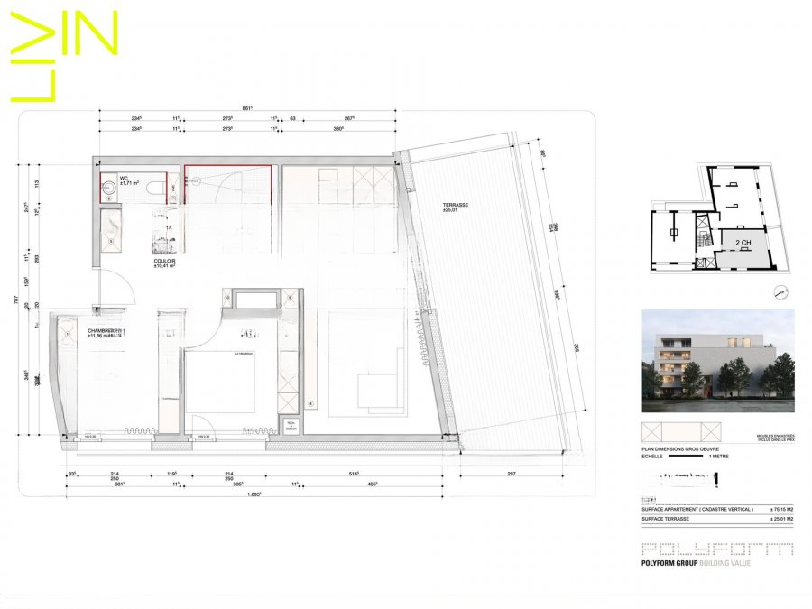 Квартира в Люксембурге, Люксембург, 98 м² - фото 6
