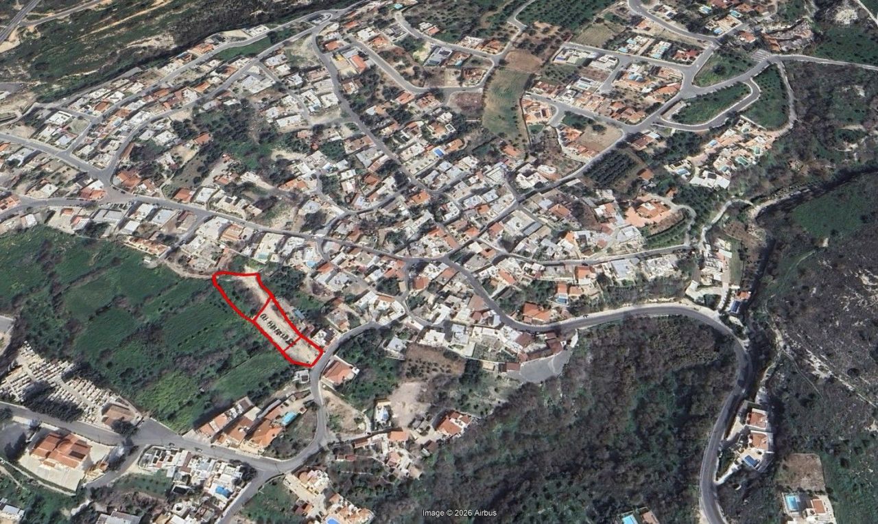 Земля в Пафосе, Кипр, 2 602 м² - фото 3