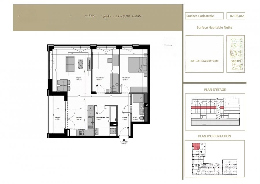 Квартира в Люксембурге, Люксембург, 86 м² - фото 7