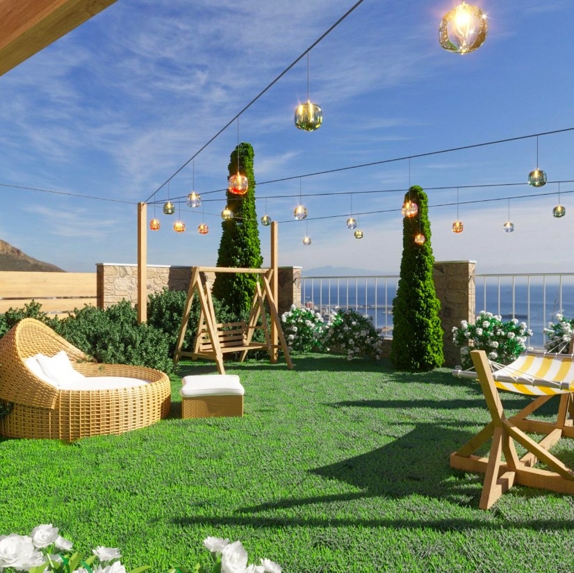 Земля в Алании, Турция, 1 000 м² - фото 5