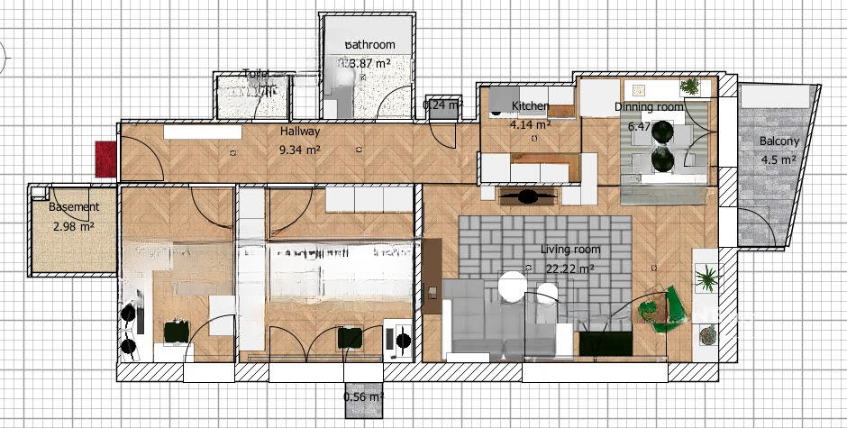 Квартира в Любляне, Словения, 73 м² - фото 9