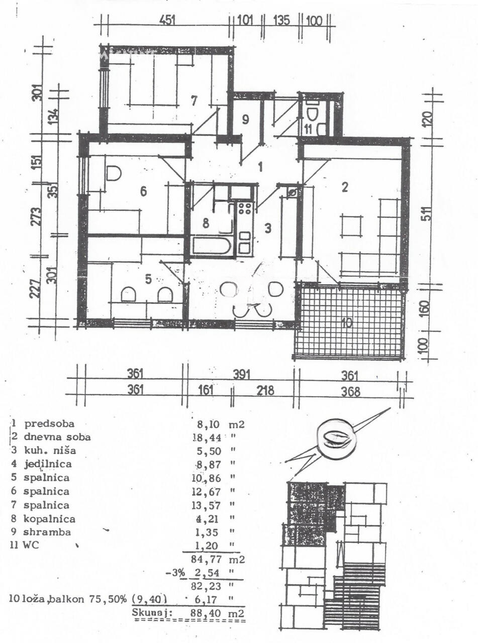 Квартира в Луции, Словения, 88 м² - фото 12
