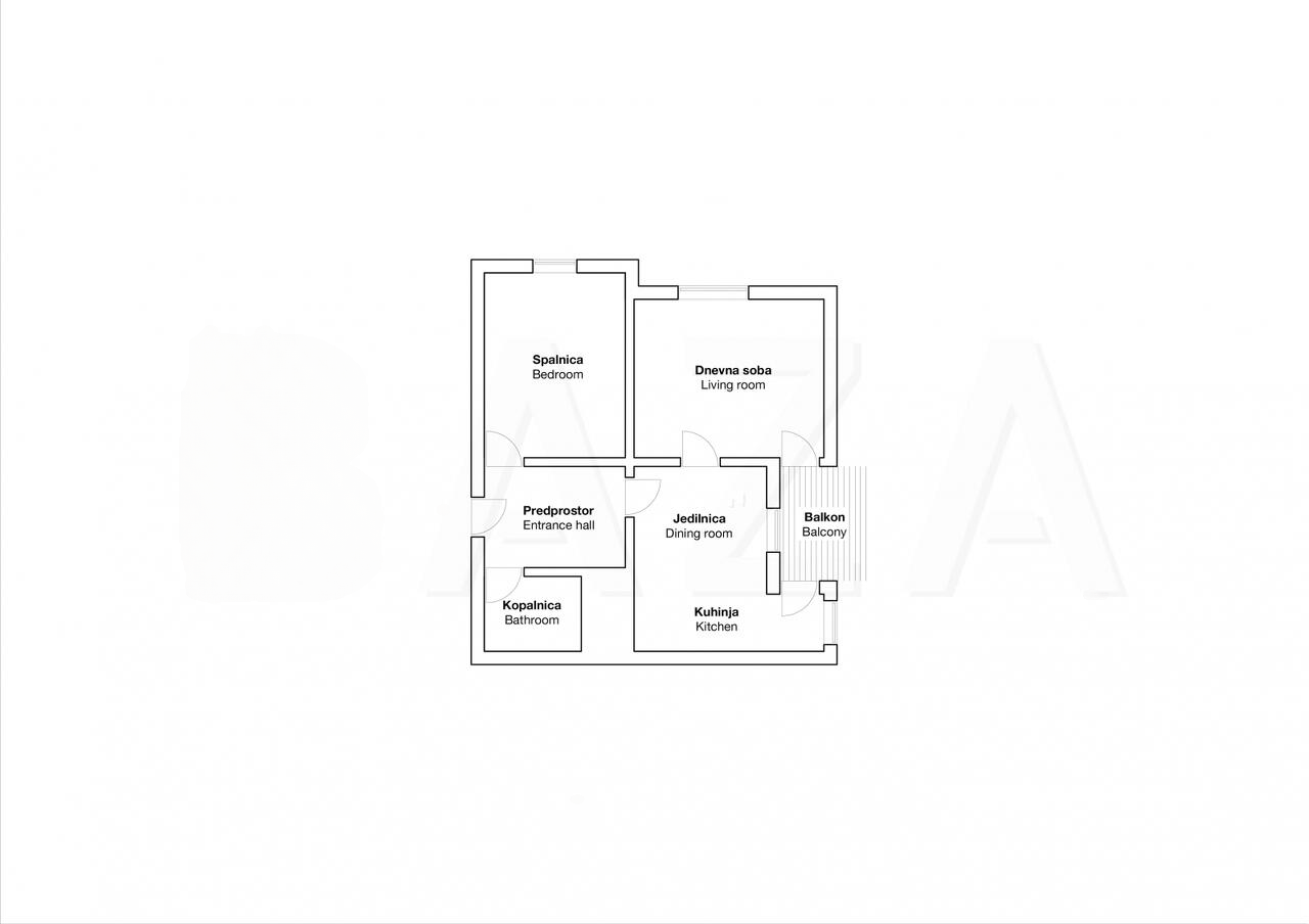Квартира в Любляне, Словения, 61 м² - фото 14