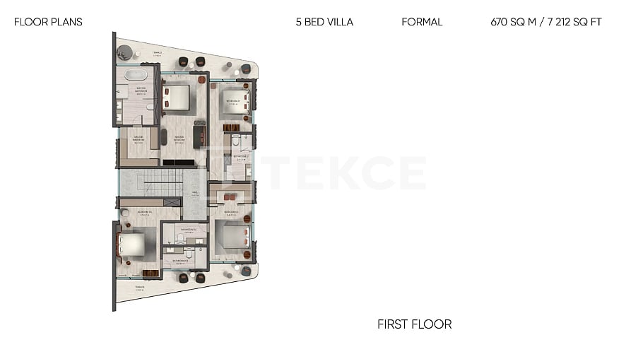 Вилла Мейдан, ОАЭ, 670 м² - фото 19