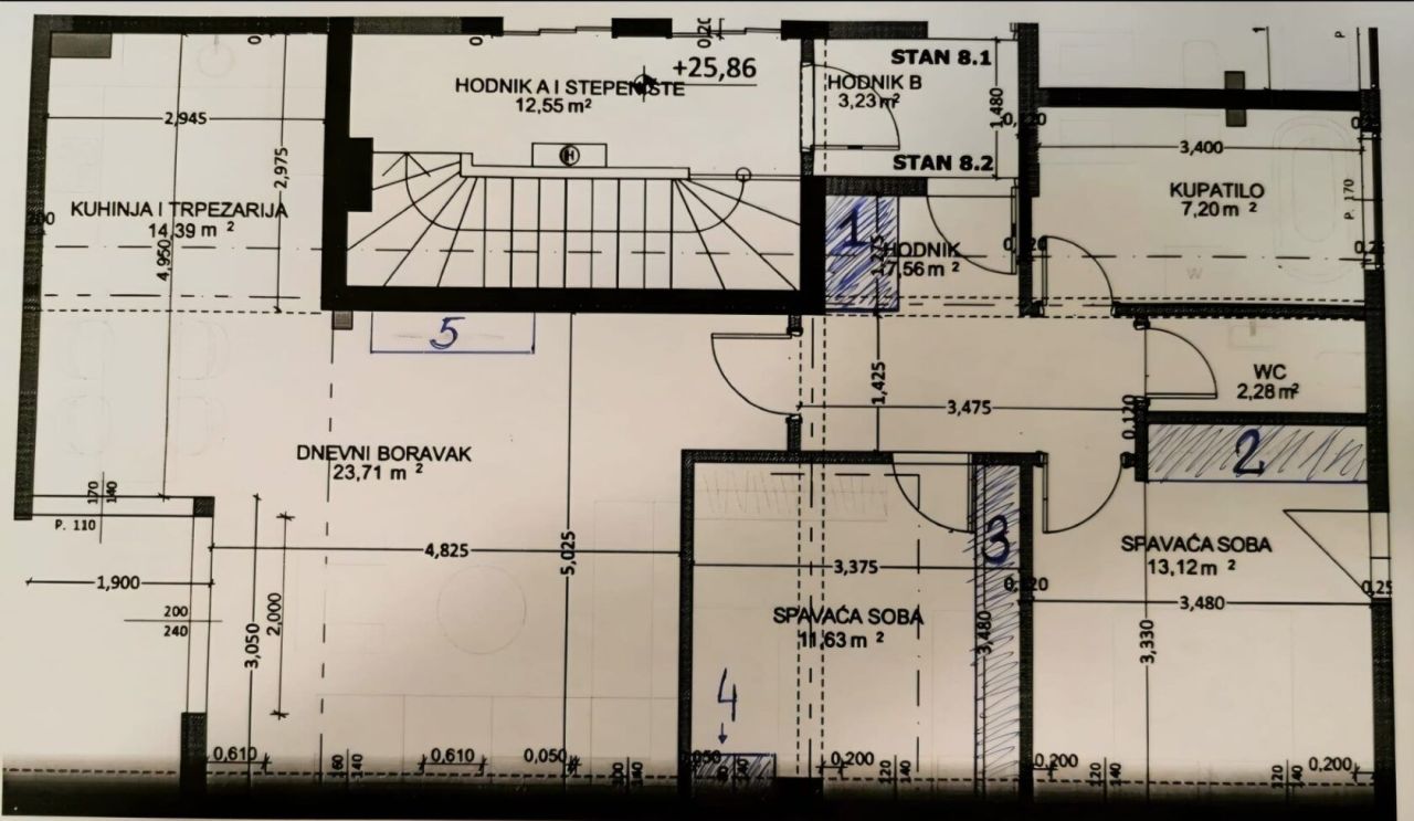 Пентхаус в Баре, Черногория, 102 м² - фото 11