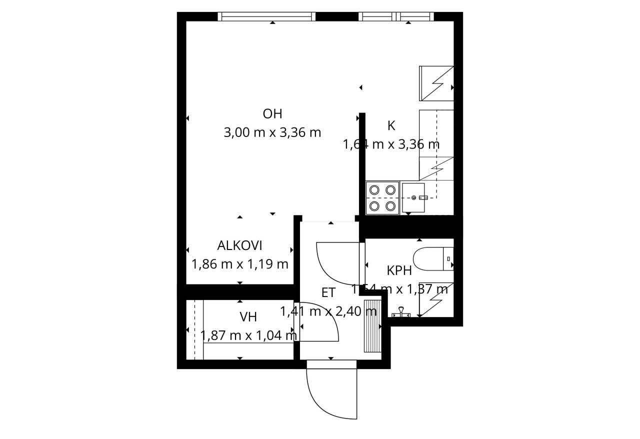 Квартира в Лахти, Финляндия, 28 м² - фото 4