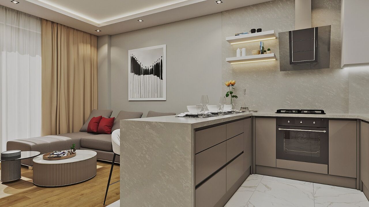 Квартира в Анталии, Турция, 55 м² - фото 1