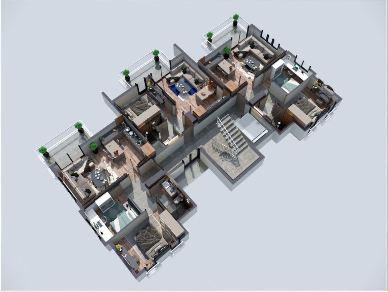 Квартира в Анталии, Турция, 60 м² - фото 2