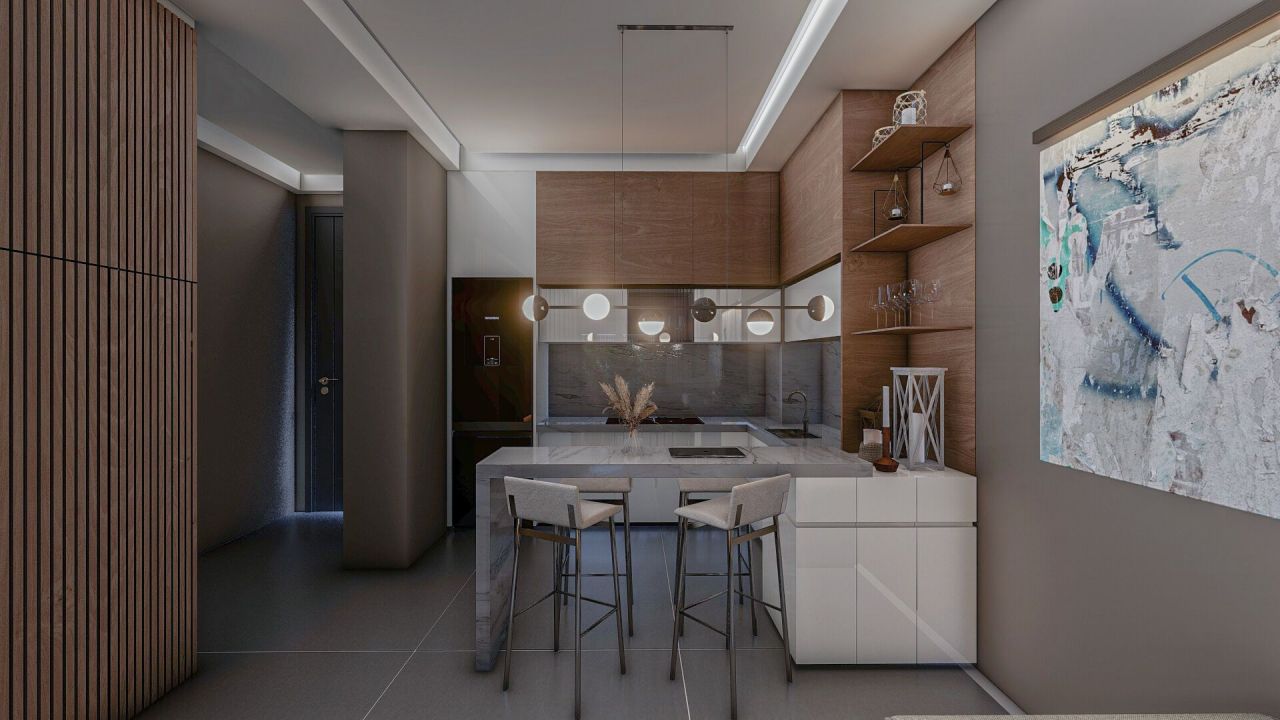 Квартира в Анталии, Турция, 52 м² - фото 3