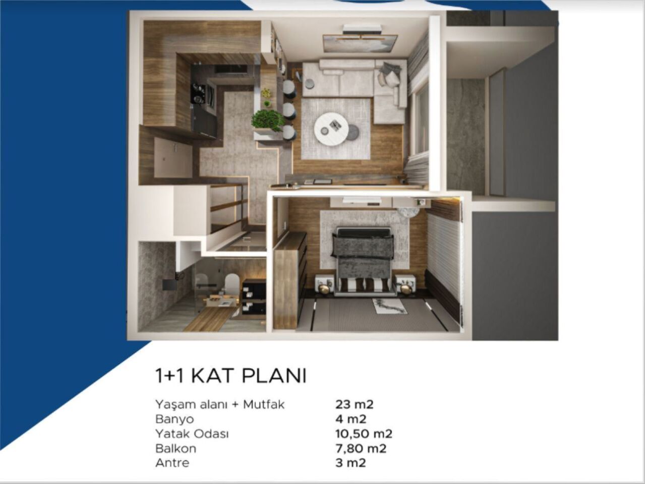 Квартира в Анталии, Турция, 57 м² - фото 3