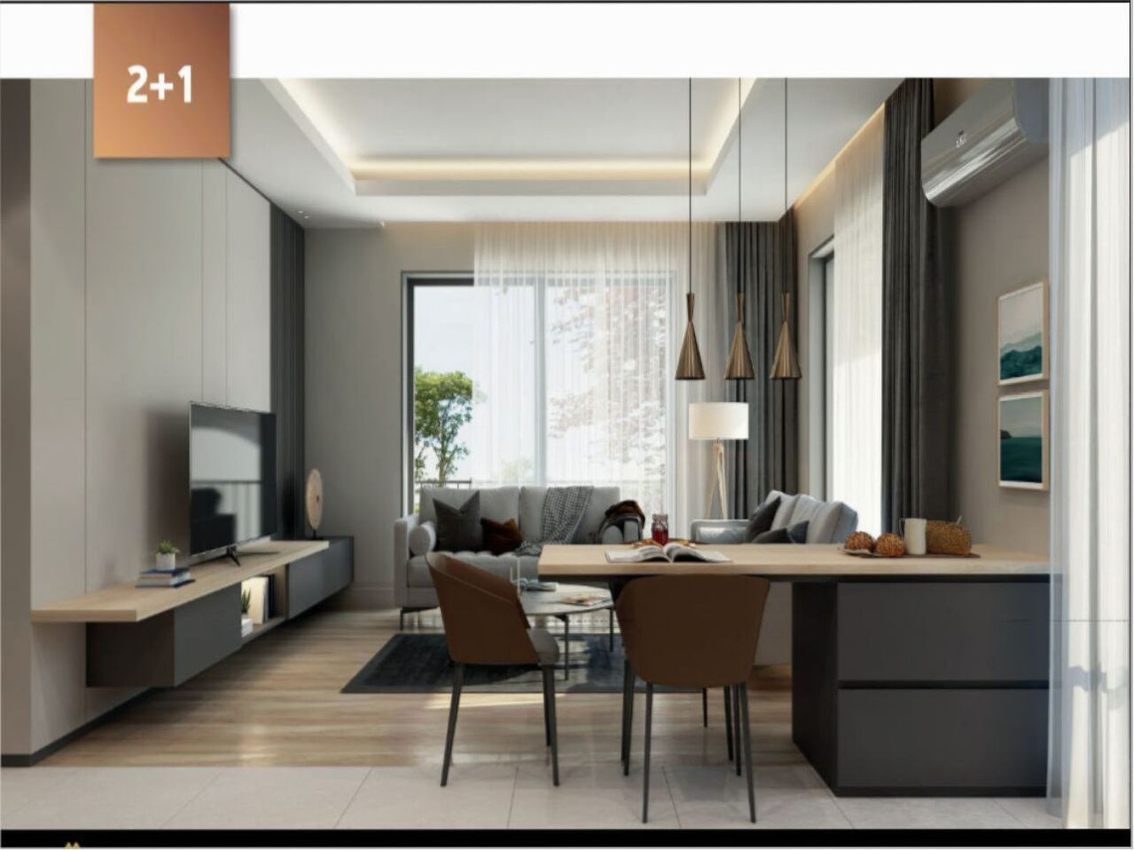 Квартира в Анталии, Турция, 90 м² - фото 3