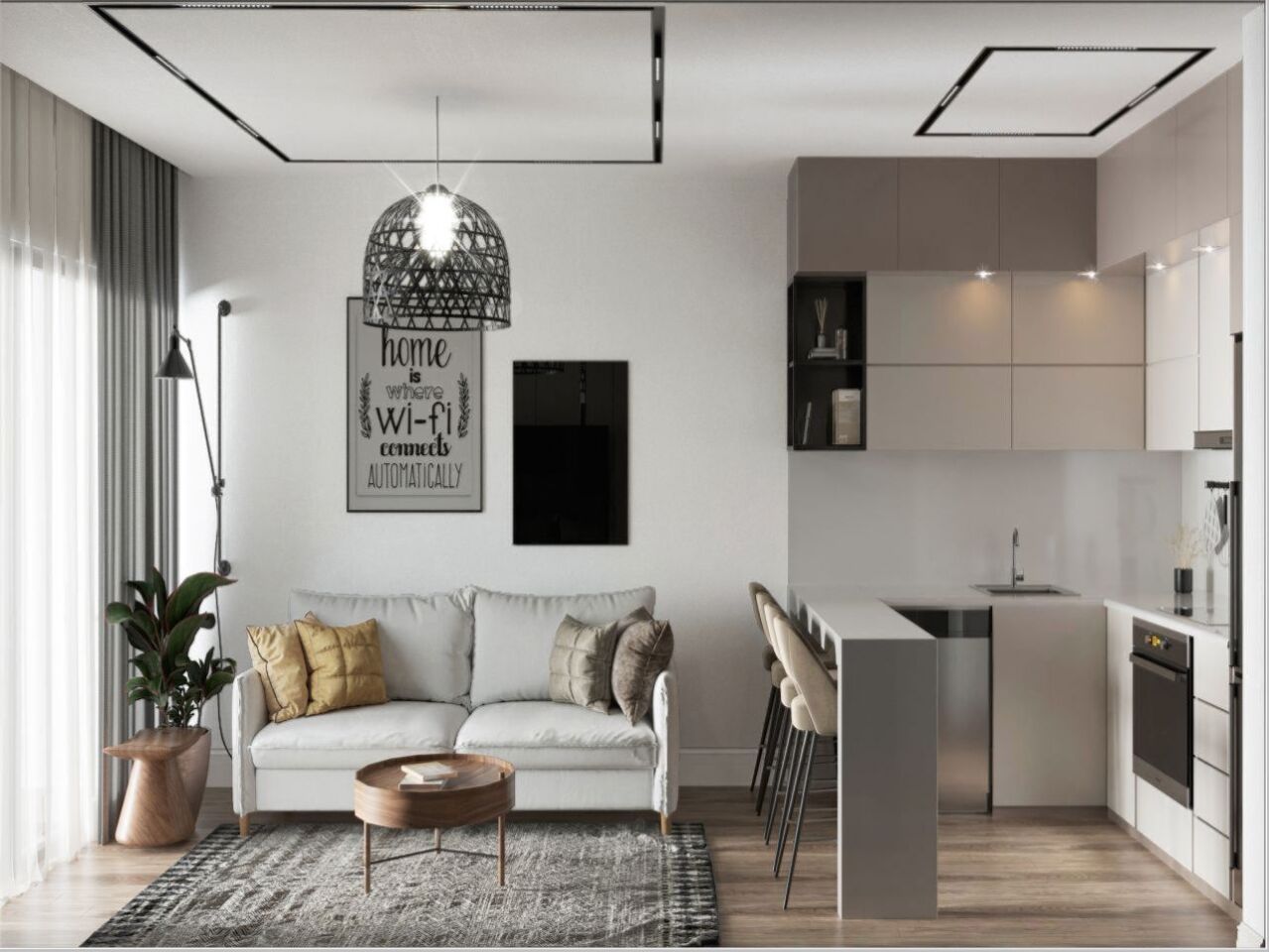 Квартира в Анталии, Турция, 58 м² - фото 4